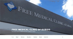Desktop Screenshot of duboisfreeclinic.org