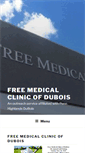 Mobile Screenshot of duboisfreeclinic.org