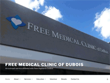 Tablet Screenshot of duboisfreeclinic.org